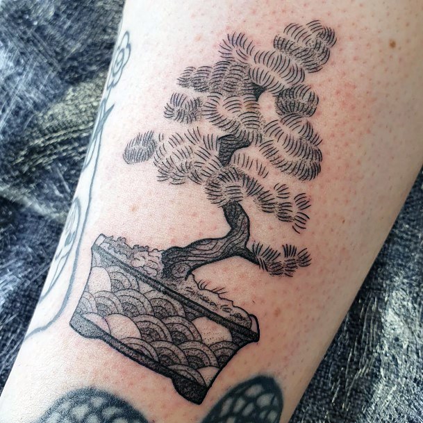 Terrific Design Ideas For Womens Bonsai Tattoo