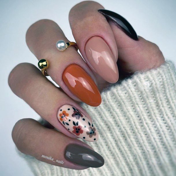 Terrific Design Ideas For Womens Brown Dress Nail