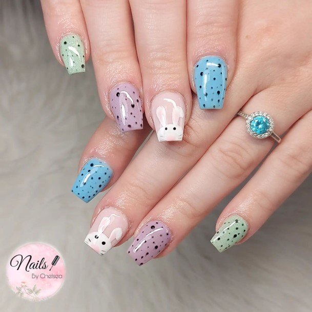 Terrific Design Ideas For Womens Bunny Nail