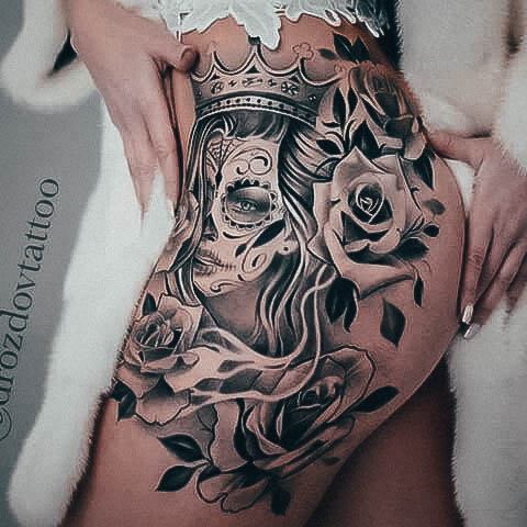 Terrific Design Ideas For Womens Butt Tattoo