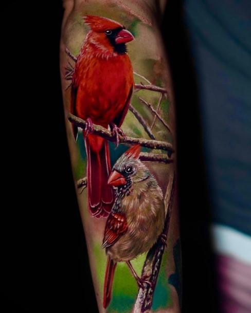 Terrific Design Ideas For Womens Cardinal Tattoo