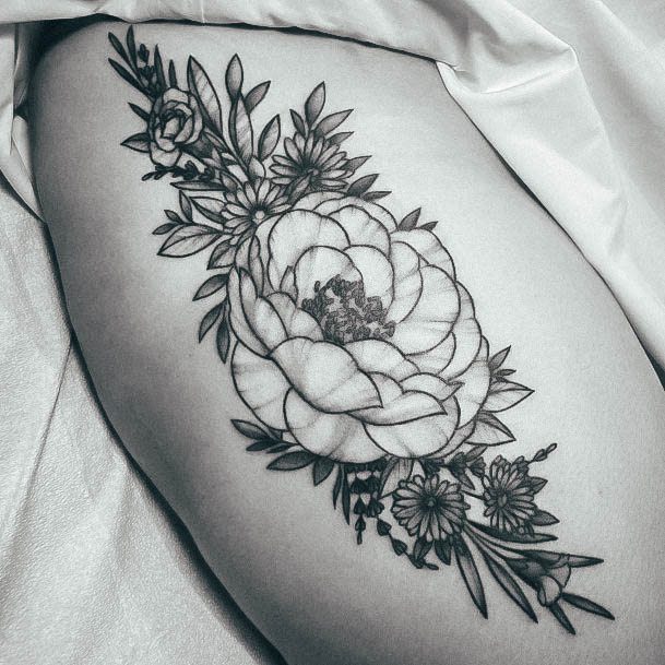 Terrific Design Ideas For Womens Carnation Tattoo