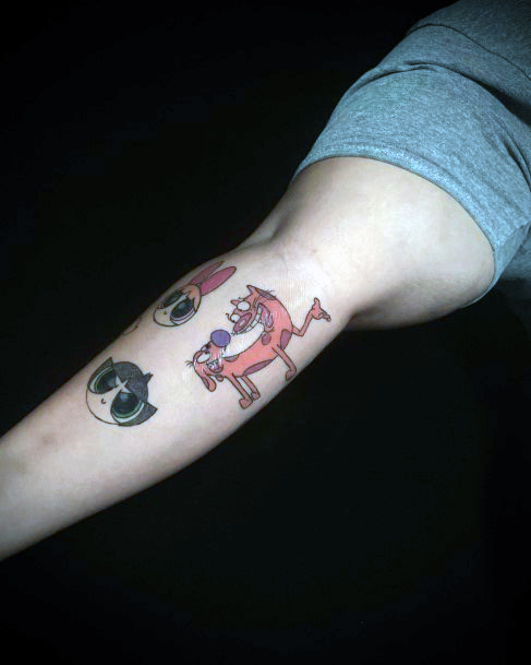 Terrific Design Ideas For Womens Catdog Tattoo