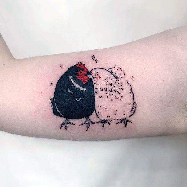 Terrific Design Ideas For Womens Chicken Tattoo