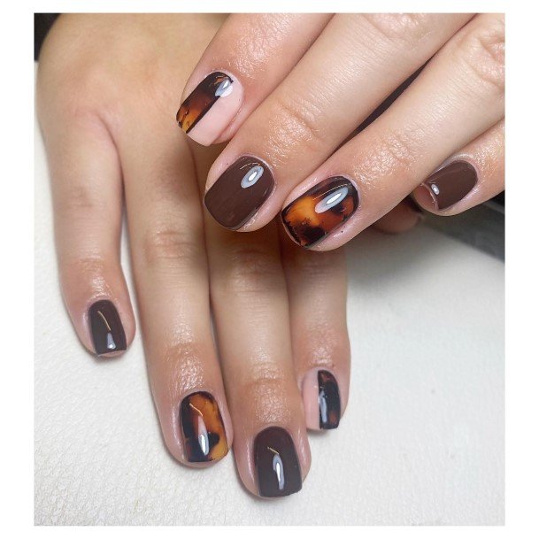 Terrific Design Ideas For Womens Chocolate Nail