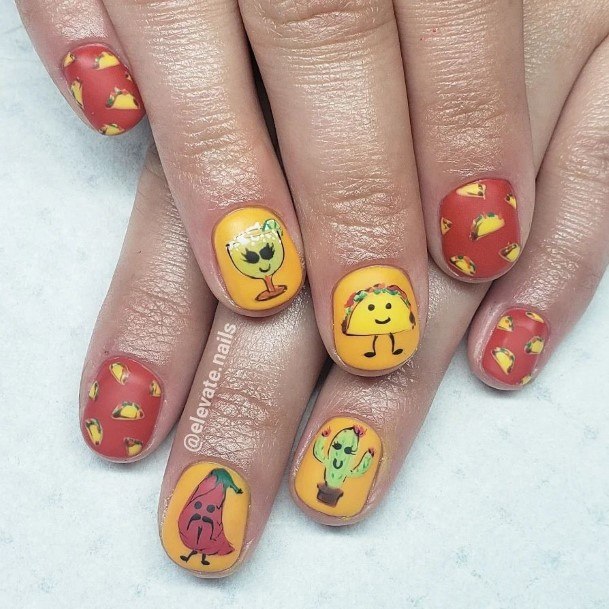 Terrific Design Ideas For Womens Cinco De Mayo Nail