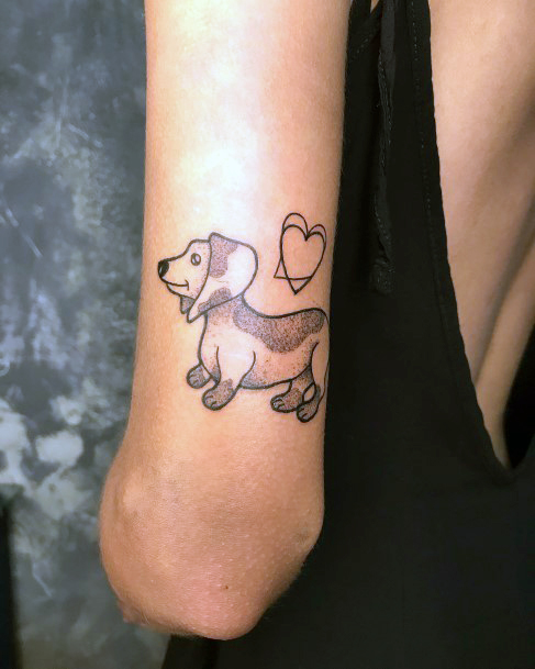 Terrific Design Ideas For Womens Dachshund Tattoo