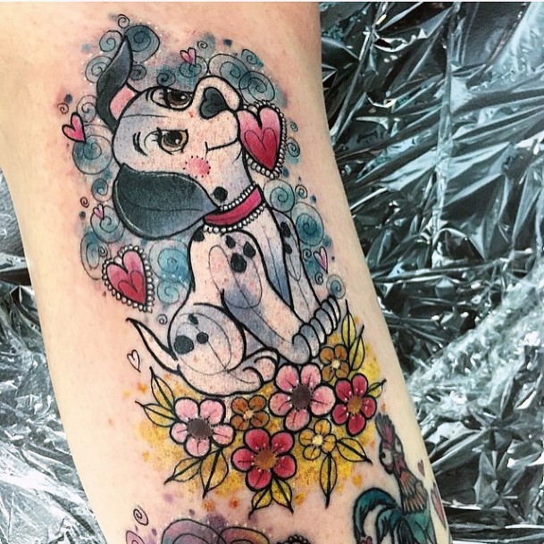 Terrific Design Ideas For Womens Dalmatian Tattoo