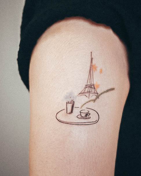 Terrific Design Ideas For Womens Eiffel Tower Tattoo