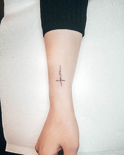 Terrific Design Ideas For Womens Faith Tattoo