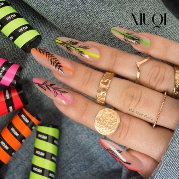 Terrific Design Ideas For Womens Festival Nail