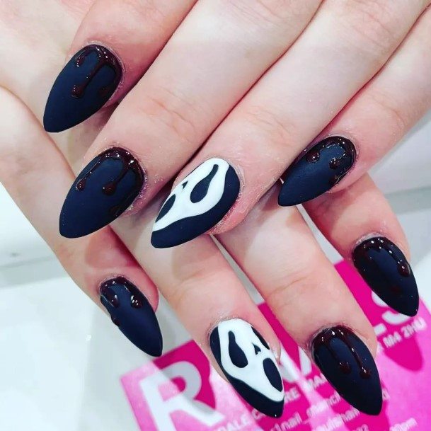 Terrific Design Ideas For Womens Ghost Nail