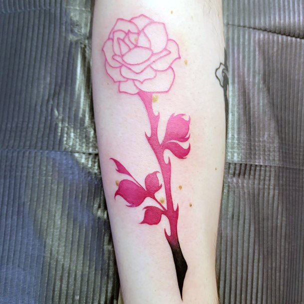 Terrific Design Ideas For Womens Gradient Tattoo