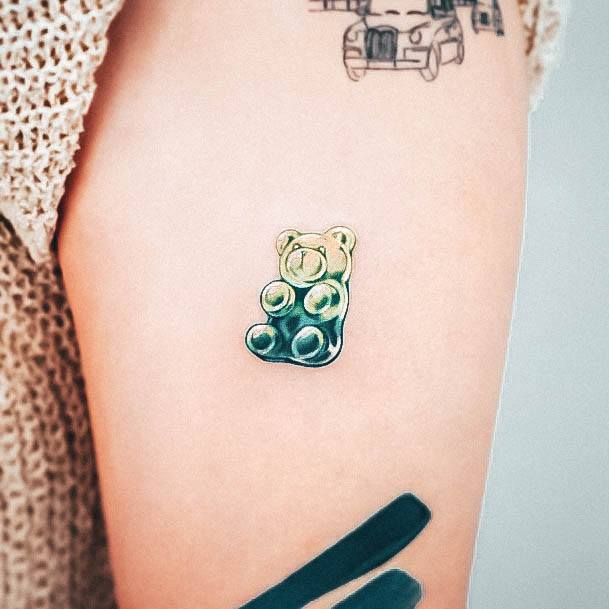 Terrific Design Ideas For Womens Gummy Bear Tattoo