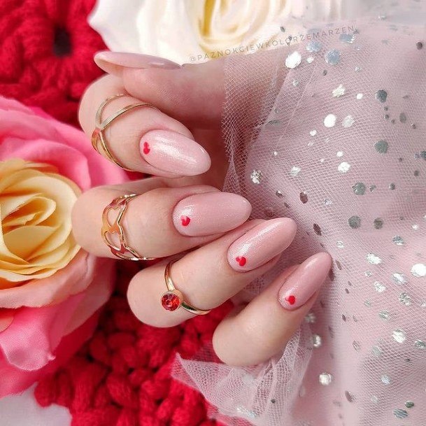 Terrific Design Ideas For Womens Heart Nail