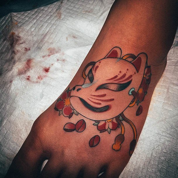 Terrific Design Ideas For Womens Japanese Foot Tattoo