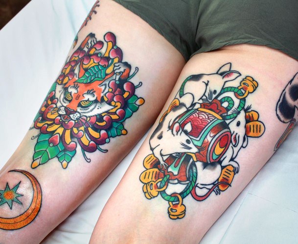 Terrific Design Ideas For Womens Kitsune Tattoo