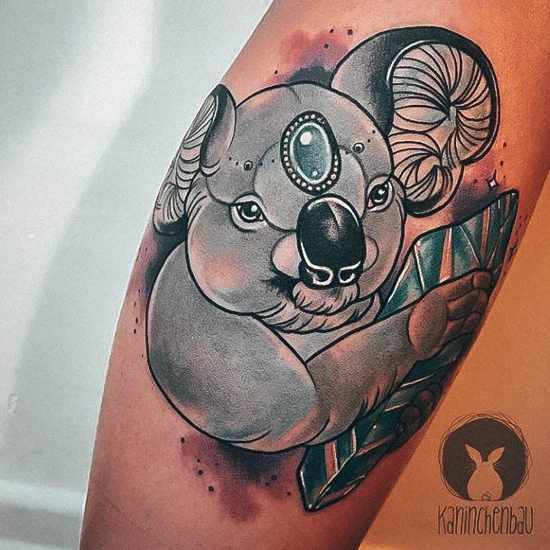 Terrific Design Ideas For Womens Koala Tattoo