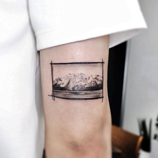 Terrific Design Ideas For Womens Lake Tattoo