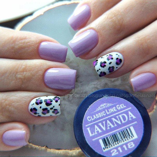 Terrific Design Ideas For Womens Lilac Nail