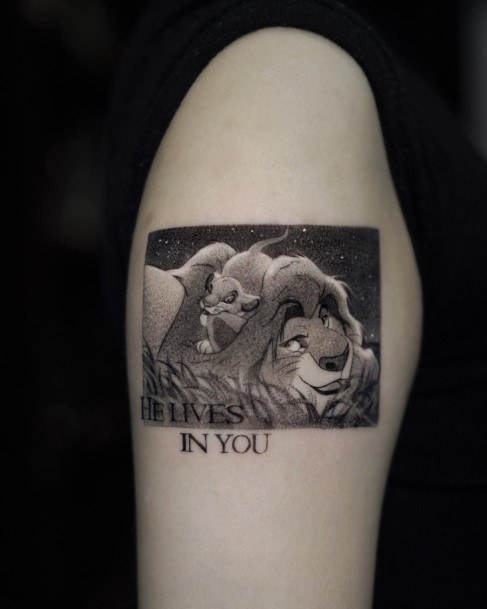 Terrific Design Ideas For Womens Lion King Tattoo