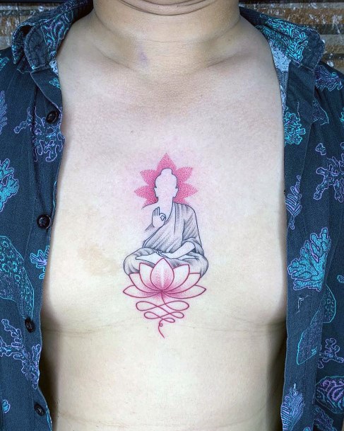 Terrific Design Ideas For Womens Meditation Tattoo