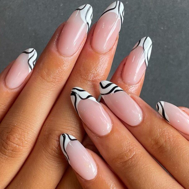 Terrific Design Ideas For Womens Monochrome Nail