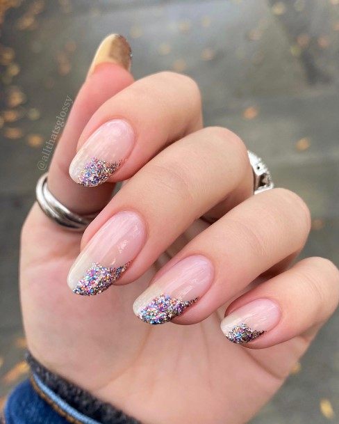 Terrific Design Ideas For Womens New Years Nail