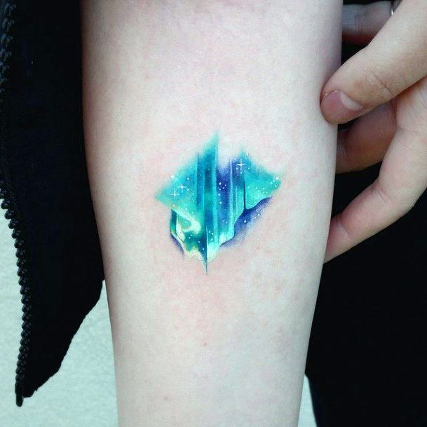 Terrific Design Ideas For Womens Night Sky Tattoo