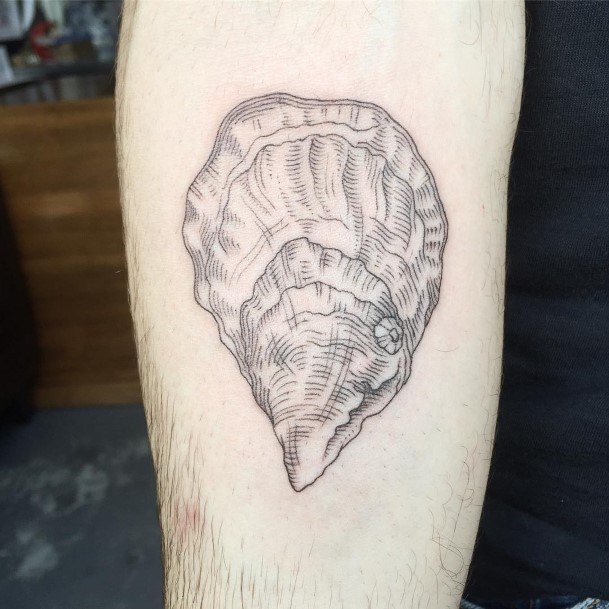 Terrific Design Ideas For Womens Oyster Tattoo