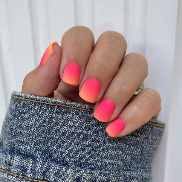 Terrific Design Ideas For Womens Pink Ombre Nail