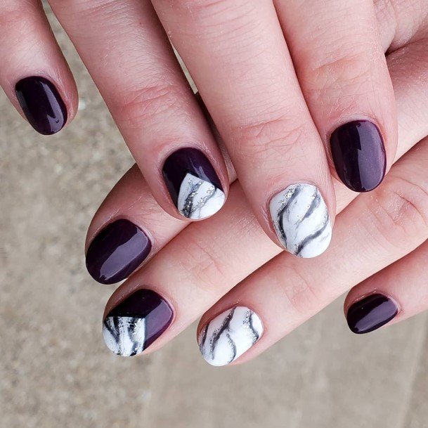 Terrific Design Ideas For Womens Plum Nail