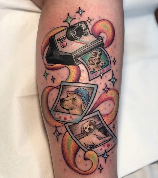 Terrific Design Ideas For Womens Polaroid Tattoo