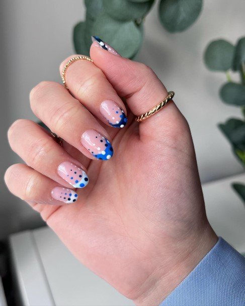 Terrific Design Ideas For Womens Polka Dot Nail