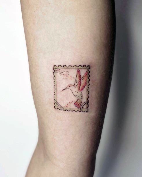 Terrific Design Ideas For Womens Postage Stamp Tattoo