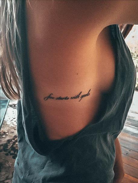 Terrific Design Ideas For Womens Quote Tattoo