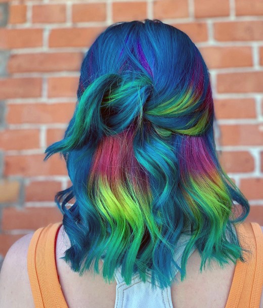 Terrific Design Ideas For Womens Rainbow Hairstyles