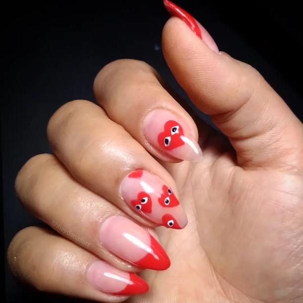 Terrific Design Ideas For Womens Red And Black Nail