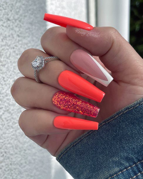 Terrific Design Ideas For Womens Red Dress Nail