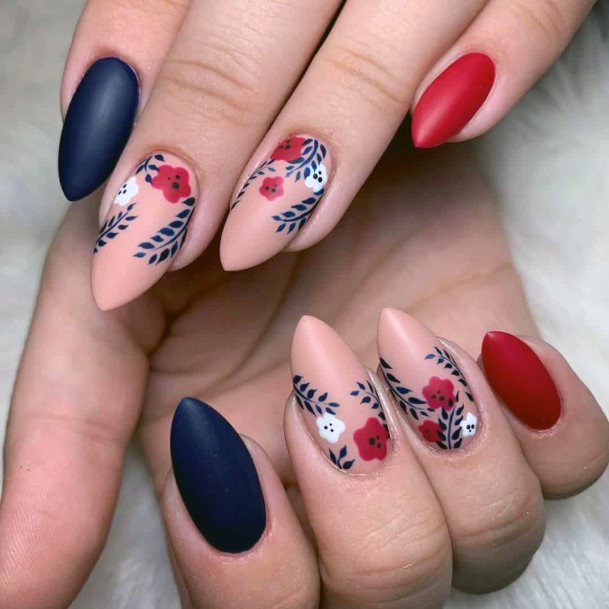 Terrific Design Ideas For Womens Red Summer Nail