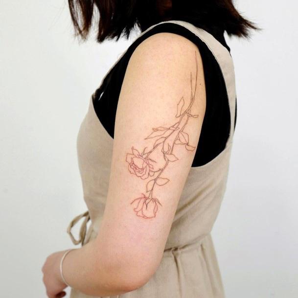 Terrific Design Ideas For Womens Scribble Tattoo