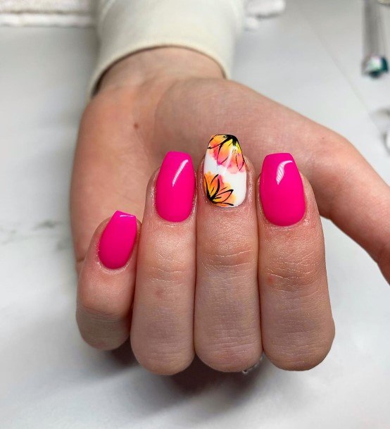 Terrific Design Ideas For Womens Short Pink Nail