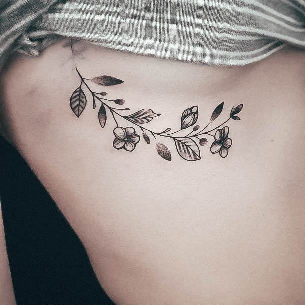 Terrific Design Ideas For Womens Side Boob Tattoo