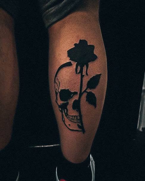 Terrific Design Ideas For Womens Skull And Rose Tattoo