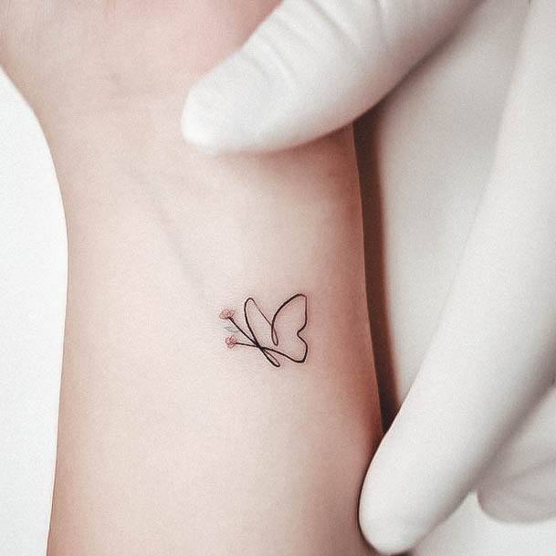 Top 100 Best Small Butterfly Tattoos For Women - Insect Design Ideas