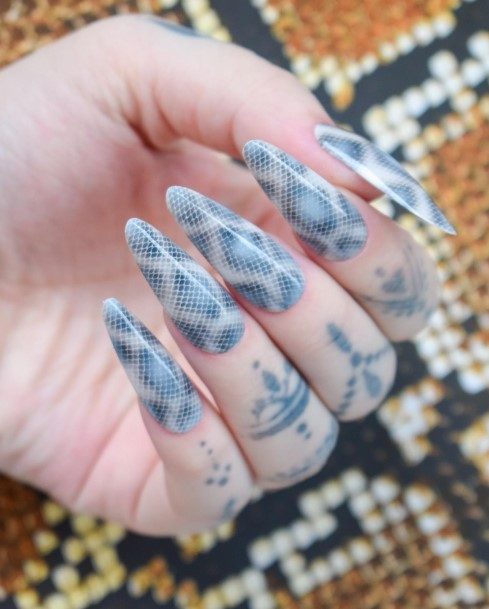 Terrific Design Ideas For Womens Snake Nail