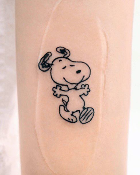 Terrific Design Ideas For Womens Snoopy Tattoo