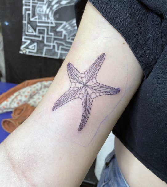 Terrific Design Ideas For Womens Starfish Tattoo