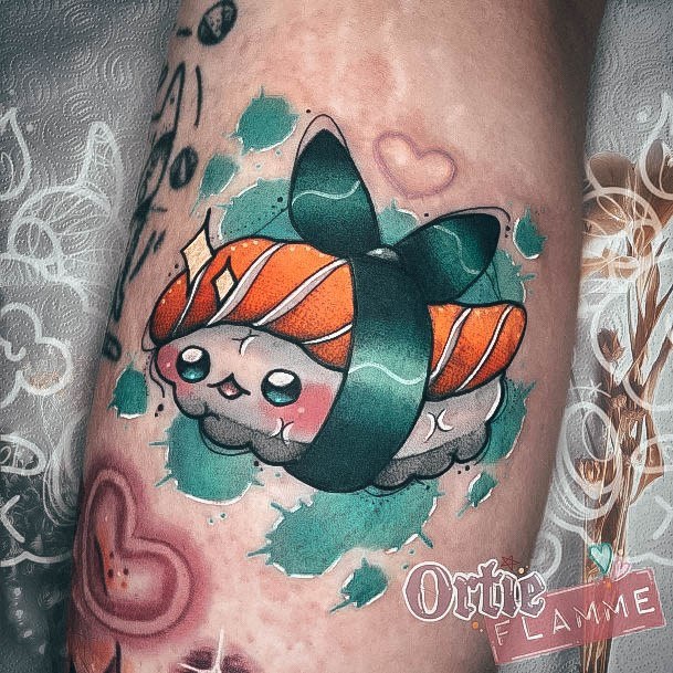 Terrific Design Ideas For Womens Sushi Tattoo