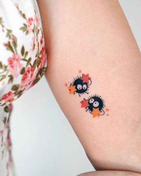 Terrific Design Ideas For Womens Susuwatari Tattoo